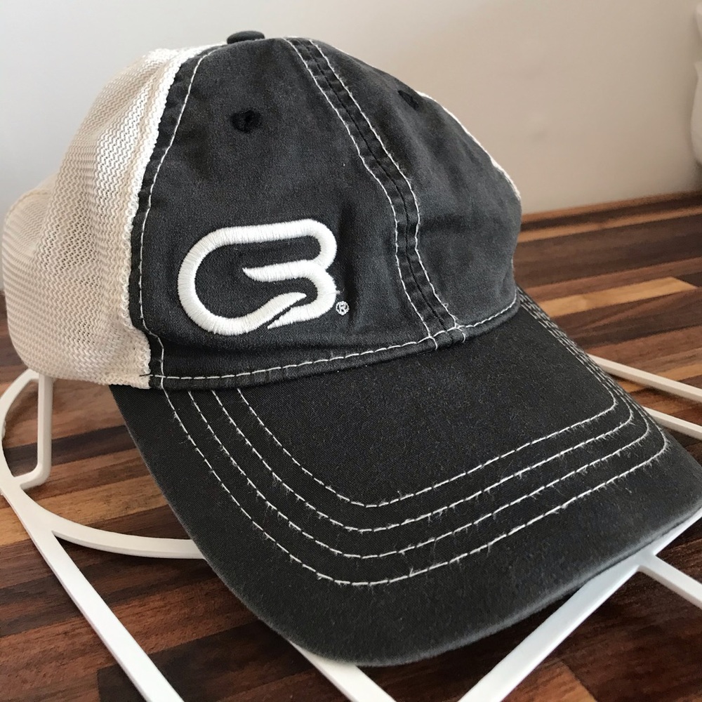 Cyclebar Hat, Vintage look gray/white